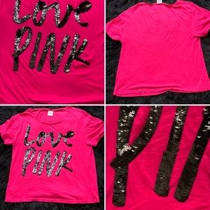 COPY - Victoria’s Secret love pink Bling T-shirt